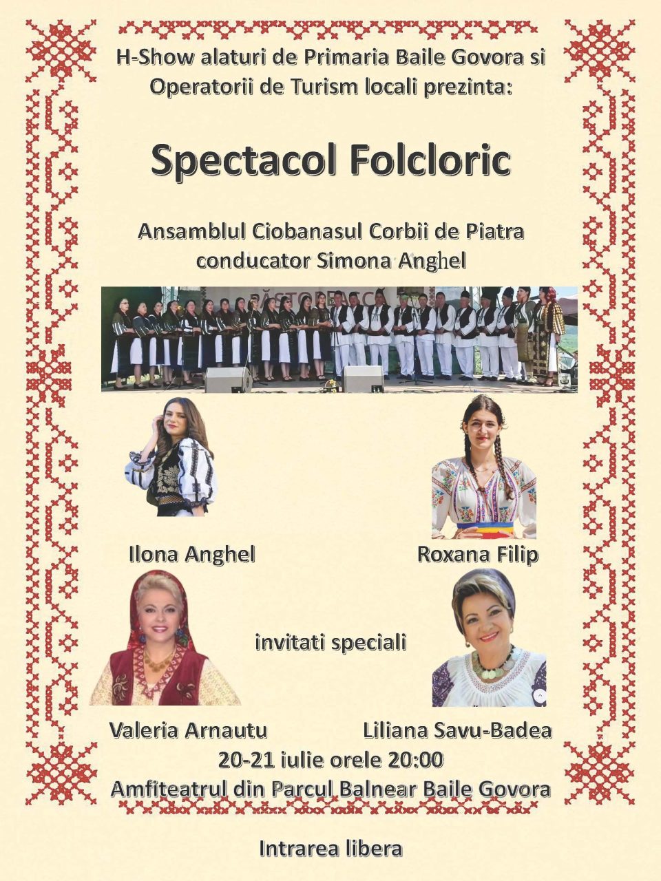 Afis eveniment 20-21 iulie 2025