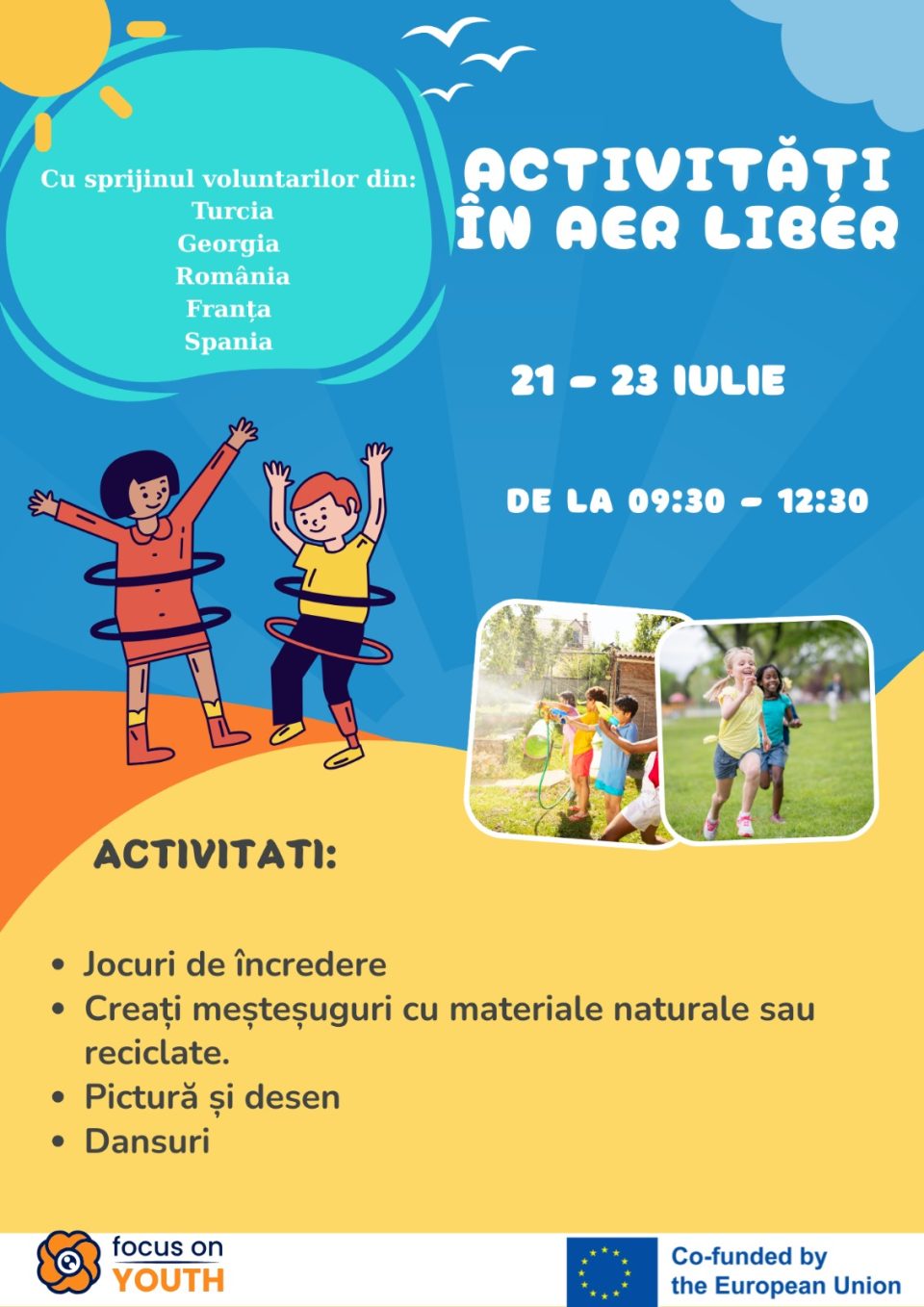 Afis activitati in aer liber