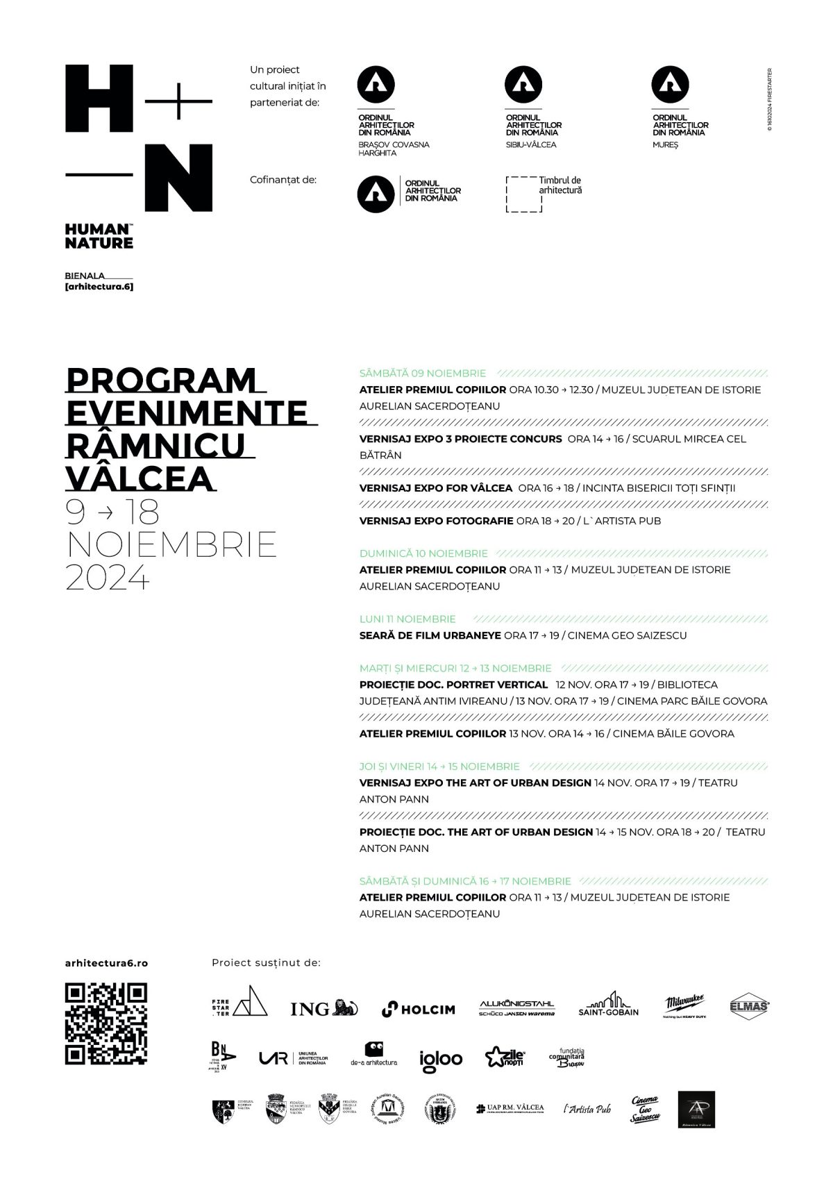 Program evenimente Arhitectura 6