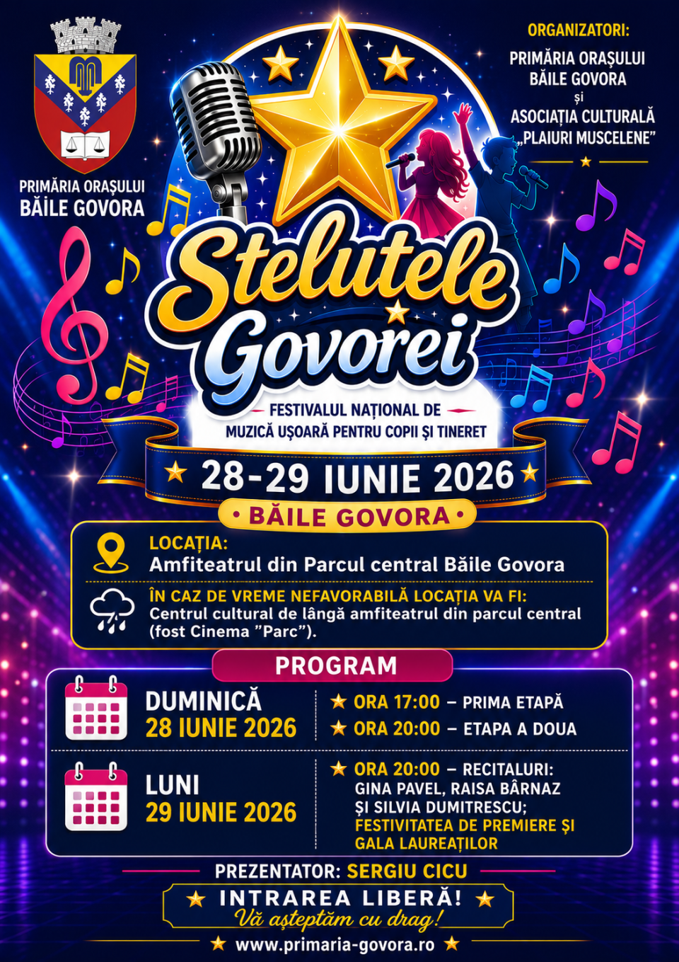 Afis Festival Stelutele Govorei 2026