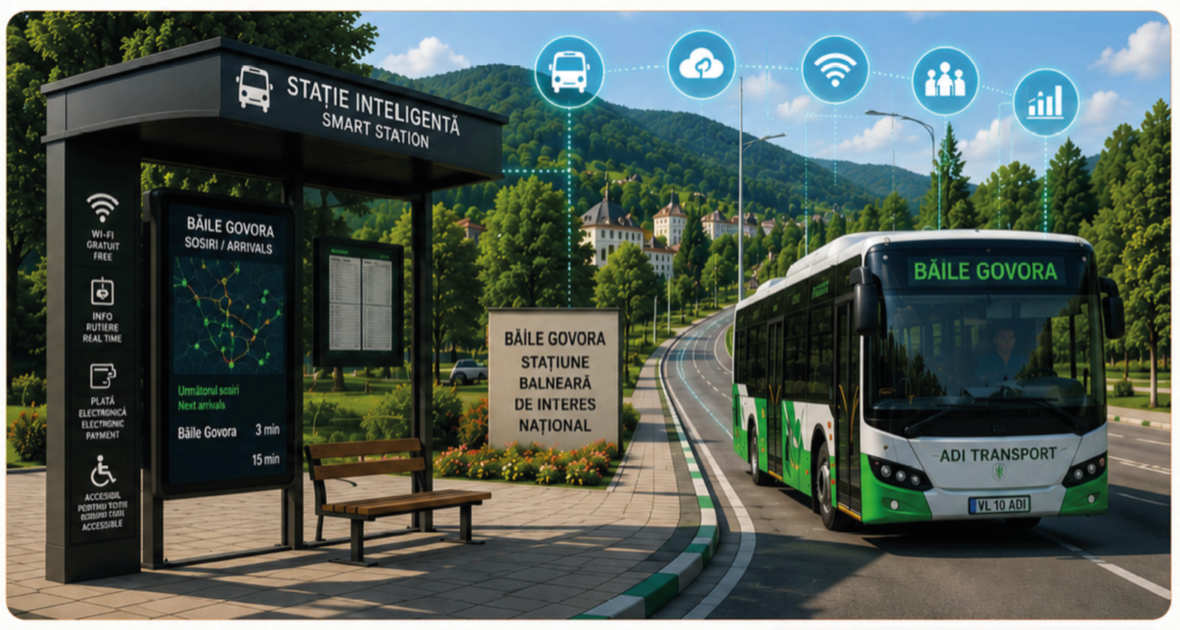 Sistem de transport inteligent la nivelul localităților membre ADI Transport
